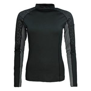 High Quality 4way Stretch Horse Riding Equestrian Shirt Top <b>Base</b> <b>Layer</b> Competition Show Shirt Polo in Soft Feel Technical Fabric - Product Image 1