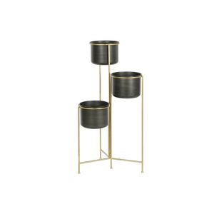 กระถางโลหะ 30X21X80 สีทอง - Product Image 1