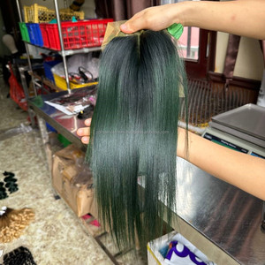 Extensiones de Cabello Humano Virgen de Alta Calidad con Cierre de Encaje, Extensiones de Cabello Tejidas a Máquina, Pelucas de Cabello Humano con Frente de Encaje - Product Image 5