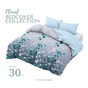 High Quality Extra King Floral <b>Bed</b> Cover Set with Flat Sheet 180x200cm 6 Piece Soft Printed Bedding Set for Home Hotel - Product Image 1