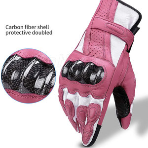 Nouveaux gants de moto en cuir respirant pour le sport et le cyclisme, légers, à doigts complets, protection pour la course - Product Image 4