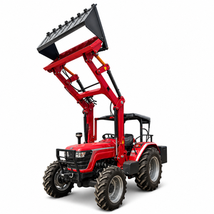 Chargeur de balles non télescopique pour tracteur, godet de 400 kg, système de vidage hydraulique de 16 pieds, robuste et durable - Product Image 1