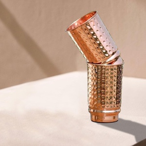 Cadeau d'entreprise : Gobelet en cuivre haut de gamme pour offrir, verre en cuivre festif, gobelet en cuivre pour cadeaux d'entreprise - Product Image 4