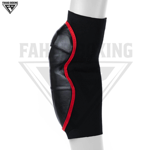 Manchons de protection pour genoux noirs et rouges à fort impact avec rembourrage renforcé pour équipement sportif, boxe, MMA, et manchons de protection pour coudes - Product Image 6