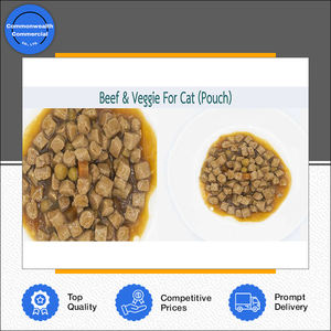 El mejor proveedor de alimentos para mascotas, fórmula de carne y verduras, apta para gatos y gatitos, envasada en bolsa, de origen tailandés. - Product Image 3