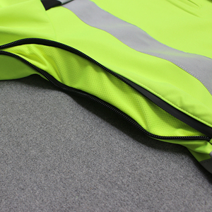 Custom Logo Multiple Pockets Road Hi Vis Workwear <b>Men</b> <b>Reflective</b> Winter Safety Work Hoodie Construction <b>Jackets</b> - Product Image 3