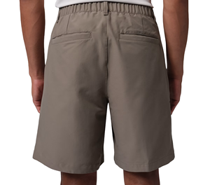 Shorts Bermuda à séchage rapide pour hommes, avec taille élastique et poches, couleur unie, style décontracté - Product Image 2