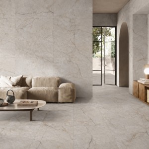 Azulejos de Porcelana Minimalistas Grises Mate Jorden, 600x1200mm, Sólidos, 8mm de Grosor, Antideslizantes, para Baño y Sala de Estar - Product Image 1