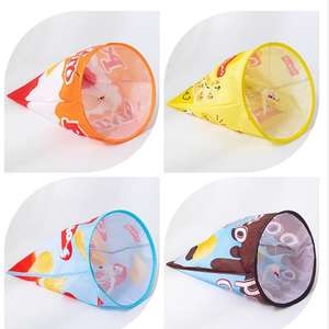 Modern Polyester Interactive Durable <b>Cat</b> <b>Tunnel</b> Play <b>Tent</b> <b>with</b> Hanging Mouse Toy-Eco-Friendly Pet Toy - Product Image 3