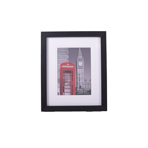 Modern 30x40 Creative Square Picture <b>Frame</b> Solid <b>Black</b> UV Printed Pine Wood Photo <b>Frame</b> Home Decoration with Iron Metal Type - Product Image 4