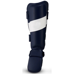Protège-tibias professionnels légers en cuir PU, protection des jambes, durables, absorbant les chocs, pliables, respirants, pour adultes, usage sportif - Product Image 2