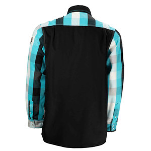 เสื้อยืดแขนยาวผู้ชายแบบกำหนดเอง ทนไฟได้ตามมาตรฐาน NFPA2112 CAT2 7 ออนซ์ สำหรับงานเชื่อม ทนไฟ FRC - Product Image 3