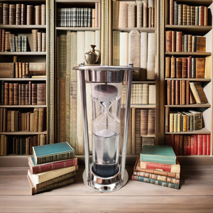 Brass Gold-Plated Round <b>Sand</b> <b>Timer</b>-Tableware for Father's Day and Chinese New Year - Product Image 2