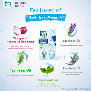 Pegatina orgánica para rinitis alérgica, con ingredientes antibacterianos, 100% ingredientes orgánicos, Happy Noz HNB01 TH;42 - Product Image 3