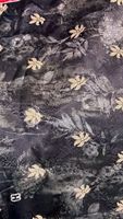 Tissu en Soie Jacquard Crêpe Viscose Pure de Luxe Imprimé Numérique 140 GSM pour Robes Ethniques Femme 44 Pouces Tissé Inde Gujarat