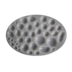 Moule en silicone pour résine époxy liquide, pour la création de bijoux (bagues, pendentifs) avec des pierres précieuses irrégulières rondes - Product Image 6