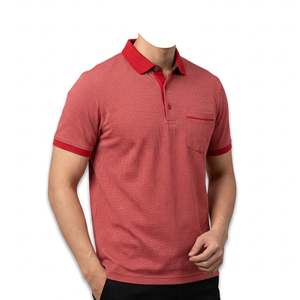Camiseta Polo de Algodón y Poliéster para Hombre, Lisa, con Logotipo Personalizado Estampado, Venta al por Mayor, para Salidas Informales - Product Image 1