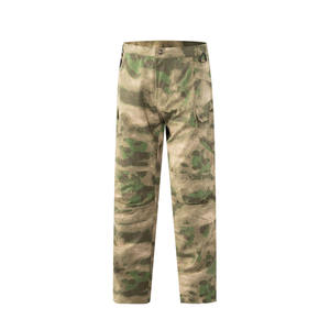 <b>Men's</b> Tactical Cargo <b>Pants</b> Canvas Material Multiple Pockets High Waist Quick Dry Workwear Style Summer Wear - Product Image 1