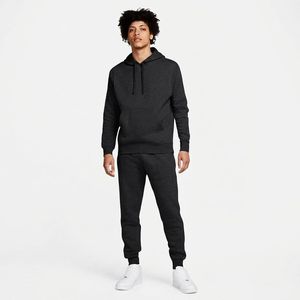 Conjunto Deportivo Informal para Hombre, Sudadera con Capucha Acolchada de Terciopelo Ligero, Pantalones Cortos, Color Sólido, Poliéster/Algodón - Product Image 6