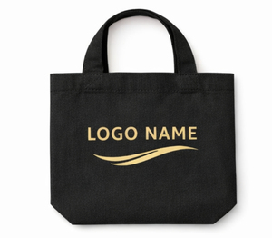 Sacs en coton naturel de haute qualité, taille moyenne, avec bandoulière réutilisable, poignée courte, logo personnalisé imprimé, écologiques, OEM. - Product Image 1