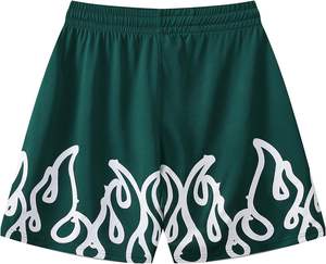 Shorts de basketball décontractés personnalisés 2026, style streetwear hip-hop, en laine, pour hommes, idéal pour la gym, personnalisables OEM - Product Image 2