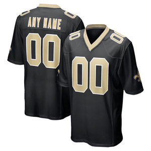 Maillots d'entraînement de football américain personnalisés avec logo imprimé pour hommes adultes, 100 % polyester, impression numérique, antibactériens, vente en gros - Product Image 1