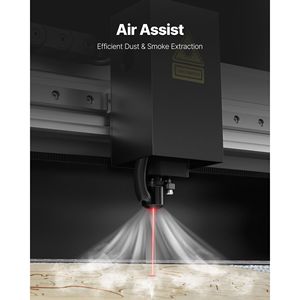 Máquina de Grabado Láser CO2 de Escritorio de 55W M2 con Cámara de 16MP, Bomba de Agua, Eje Rotatorio, Cortador de 20 x 12 Pulgadas, Sistema de Control Ruida - Product Image 6