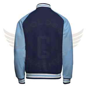 Veste de baseball unisexe d'hiver imperméable et coupe-vent en polyester/coton avec logo couleur personnalisé et design Letterman de qualité - Product Image 5