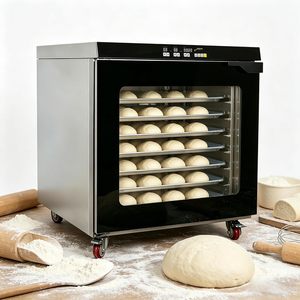 Armoire de fermentation professionnelle pour pain, machine à fermenter la pâte de 280 L avec contrôle de la température et de l'humidité, 8 compartiments pleine grandeur 18 x 26 po - Product Image 1
