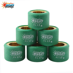 SUN RACING Nouveaux rouleaux de variateur en laiton 20x15mm 17G haute performance pour scooter PCX CLICK125I SKYDRIVE125, kit de transmission CVT 6 pièces - Product Image 3