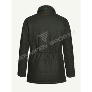 Chaqueta de Lana 100% para Hombre, Último Diseño, Personalizable, Transpirable, para Caza en Invierno, Forro Interior Naranja, Gran Venta - Product Image 3