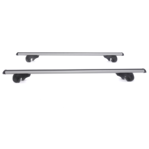 Barras de techo aerodinámicas bloqueables para vehículos Portaequipajes de automóviles con rieles elevados - Product Image 1
