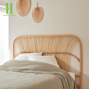 Wholesaler Rattan Handmade Bed with Simple <b>Headboard</b> Headbed <b>Panels</b> Use For Home And Hotel Furniture Factory Direct Rattan 2026 - Product Image 4