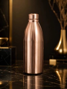 ขวดน้ำทองแดงอินเดียทำมือสุดหรูทันสมัย ความจุขนาดใหญ่ - Product Image 4