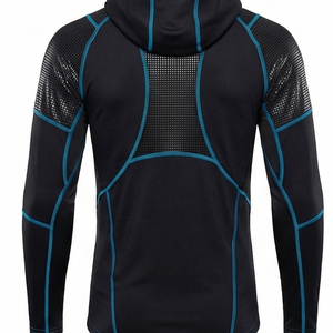 Conjunto Deportivo de Verano para Hombre, Marca Privada de Fábrica OEM, Sudadera con Capucha de Felpa, Pantalones Deportivos, Corte Ajustado, Transpirable, de Secado Rápido - Product Image 3