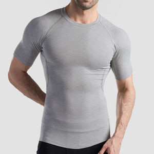 Wholesale Custom Logo <b>Men's</b> <b>Compression</b> T <b>Shirt</b> Dry Fit Athletic Base Layer Sport Top Gym Training Muscle Fit Short Sleeve OEM - Product Image 1