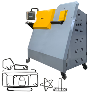 Máquina dobladora de estribos de acero inoxidable CNC automática, equipo de doblado de corte de barras de refuerzo eléctrico de alta calidad de 6-10mm, motor de Motor - Product Image 1