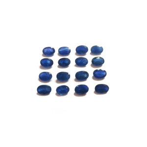 พลอยไพลินสีน้ำเงินธรรมชาติทรงรีขนาด 3x5 มม. แบบไม่ผ่านการปรับแต่ง, พลอยไพลินสีน้ำเงินธรรมชาติทรงเหลี่ยมสำหรับทำเครื่องประดับ - Product Image 4