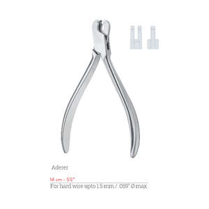 Instrumentos Quirúrgicos de Diseño y Fabricación Artesanal a Precio Competitivo: Pinzas Aderer para Cortar y Doblar Alambre Duro de Dentavex - Product Image 3