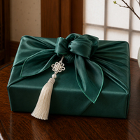 Chemin de table coréen traditionnel en coton Bojagi, simple couche, de luxe, pour la remise des diplômes, le Nouvel An, Noël, Halloween
