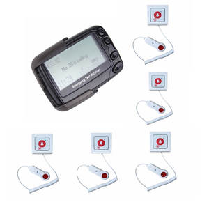 Pager Alfanumérico POCSAG de 433MHz, Receptor de Mensajes de Emergencia Inalámbrico con Pantalla LCD, Vibración, Uso en Hospitales y Clínicas, Resistente al Agua, 500m - Product Image 4