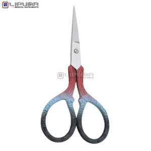 Ciseaux de manucure LIPUMA Precision Elite pour droitiers, manche long rose, acier inoxydable, lames courbées ultra-affûtées, durables - Product Image 4