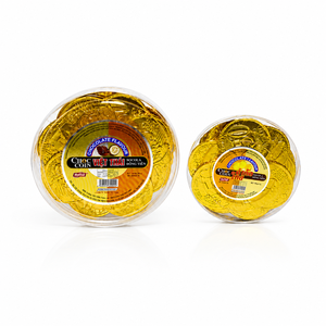 Custom Logo Foil-Wrapped Milk Chocolate Coins 185g Melt-in-Mouth Factory Wholesale - Product Image 2