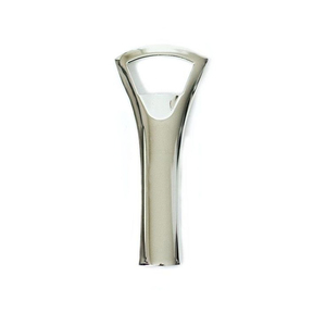 Luxury Silver Chrome Metal Bottle Opener Features Ergonomic Solid Grip Handle Elegant Minimalist Modern Premium <b>Bar</b> <b>Tool</b> - Product Image 2