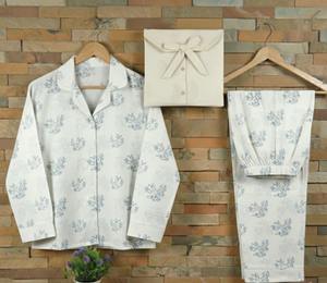 ชุดนอนผ้าฝ้ายพิมพ์ลายบล็อกสำหรับผู้หญิง ผลิตจำนวนมากจากอินเดีย - Product Image 3