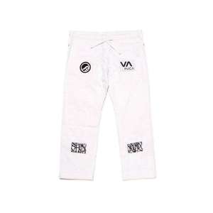 Kimono de Jiu-Jitsu Brasileño RRVCA para Hombre, Blanco con Logotipo Estampado, Uniforme de Entrenamiento de Artes Marciales Venum - Product Image 4