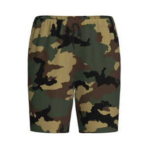 Shorts d'été pour hommes en coton élastique, multi-poches, coupe décontractée, anti-plis, style urbain, pour la pêche et la chasse, motif camouflage - Product Image 1