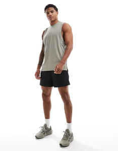 Breathable Quick Dry Knitted Sports Casual 100% Cotton Plain Dyed Custom Logo No Brand Blank <b>White</b> <b>Men</b> Ribbed Workout Tank Top - Product Image 6
