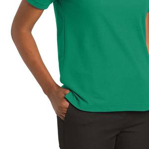 Camiseta de Algodón Tejido con Bordado Personalizado para Mujer, Estilo Urbano de Verano, Transpirable, de Secado Rápido, Antiarrugas, Perfecta para Golf - Product Image 6