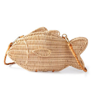 กระเป๋าหวายถักมือขนาดเล็กสำหรับเด็กผู้หญิง - Product Image 5